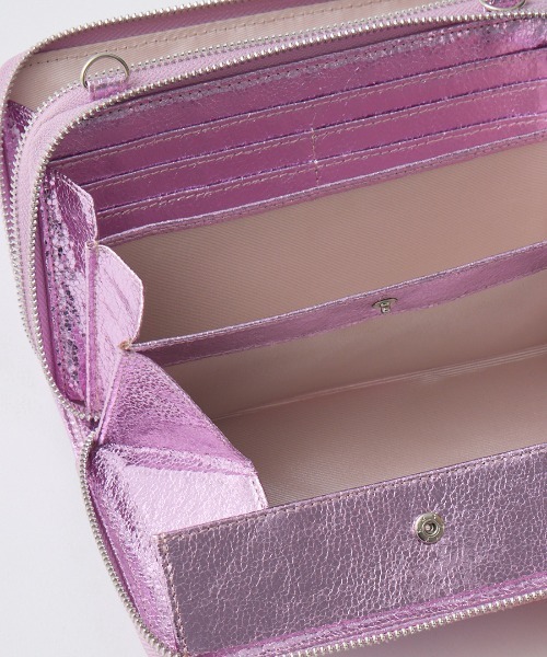AVENCHUMU（アバンチュウム）の「Biker jacket-like wallet bag（ショルダーバッグ・レディース・ベビーピンク/ブラック/ピンク・FREE）」の21枚目の写真
