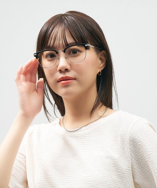 Zoff（ゾフ）の「Zoff｜AOI IHARA ウェリントン型 クリア サングラス