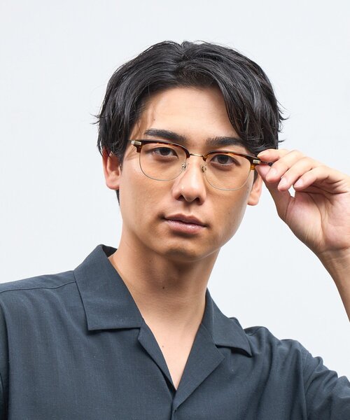 【週末限定値下げ】Zoff AOI IHARAクリアサングラス サーモント Zoff｜AOI IHARA ウェリントン型 クリア サングラス （UV100%カット