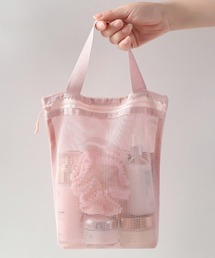 Pochi Pouch（ポチポーチ）の「Pochi Pouch/シースルー メッシュ 縦型 ジップ バッグ（エコバッグ/サブバッグ・メンズ）」