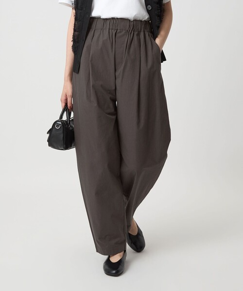 green label relaxing（グリーンレーベルリラクシング）の「［size SHORTあり］イージー カーブ パンツ 2（その他パンツ・レディース・オリーブ/ベージュ/ダークグレー・SHORT/38/36）」の7枚目の写真