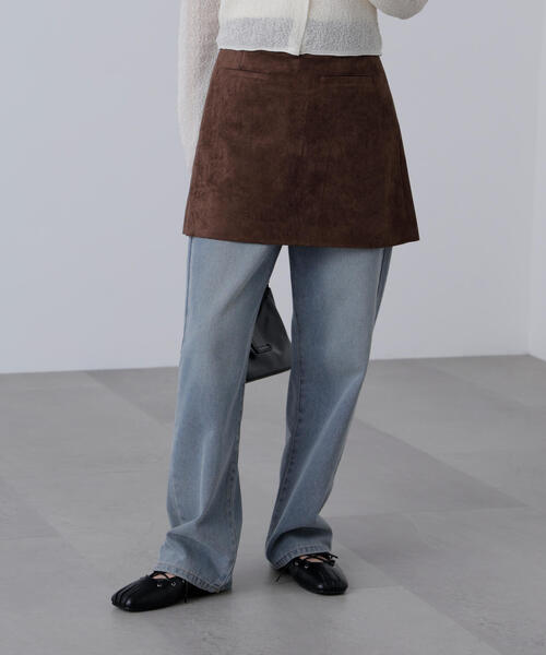 FREE'S MART（フリーズマート）の「◆フェイクスウェードポケットミニスカート（スカート・レディース・ベージュ/ブラウン・SMALL/MEDIUM）」の17枚目の写真