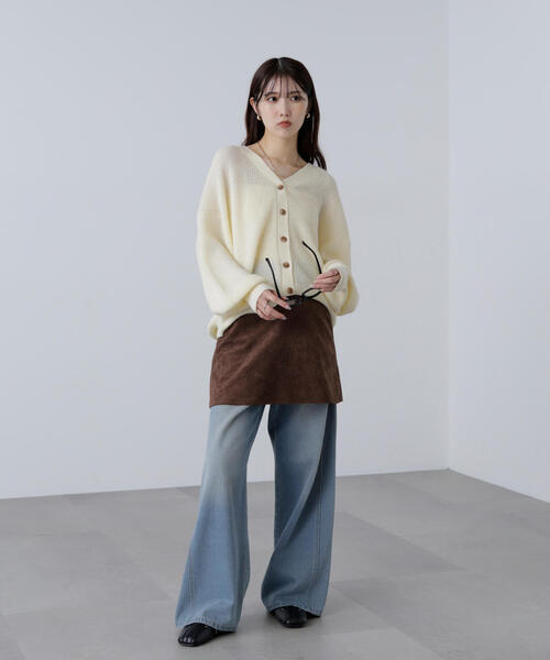 FREE'S MART（フリーズマート）の「◆フェイクスウェードポケットミニスカート（スカート・レディース・ベージュ/ブラウン・SMALL/MEDIUM）」の13枚目の写真