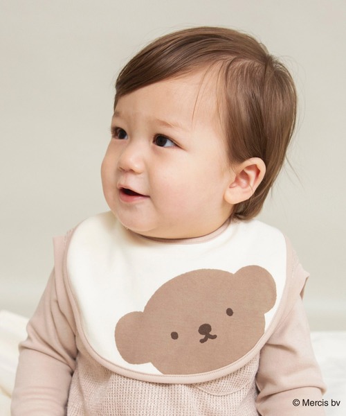 BRANSHES(ブランシェス)の「【miffy/ミッフィー/boris/ボリス】アソートスタイ(スタイ/よだれかけ・キッズ・オフホワイト/アイボリー/その他1/その他2/ピンク/ブラウン・FREE)」の4枚目の写真