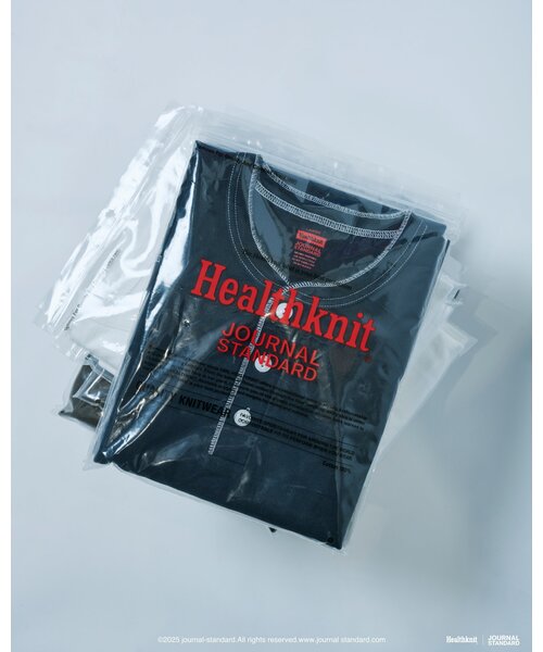 Healthknit(ヘルスニット)の「Healthknit / ヘルスニット 別注 ヘンリー ネック Tシャツ(Tシャツ/カットソー・メンズ・ホワイト/グレー/ブラック/オリーブ・MEDIUM/LARGE)」の1枚目の写真