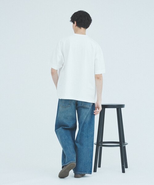 Healthknit(ヘルスニット)の「Healthknit / ヘルスニット 別注 ヘンリー ネック Tシャツ(Tシャツ/カットソー・メンズ・ホワイト/グレー/ブラック/オリーブ・MEDIUM/LARGE)」の8枚目の写真