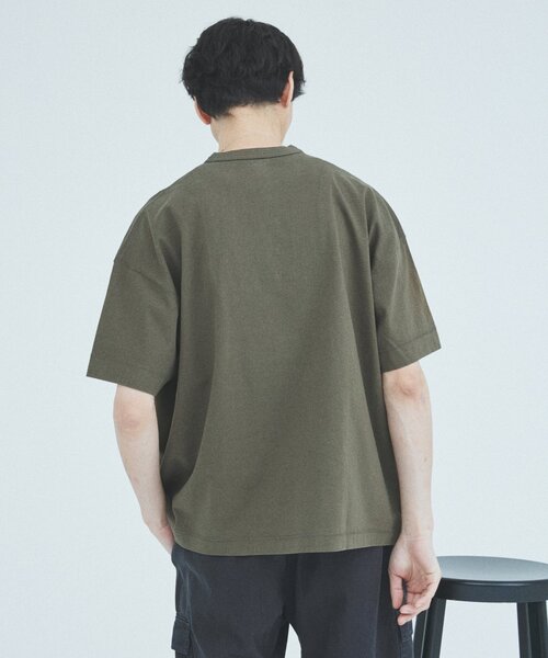 Healthknit(ヘルスニット)の「Healthknit / ヘルスニット 別注 ヘンリー ネック Tシャツ(Tシャツ/カットソー・メンズ・ホワイト/グレー/ブラック/オリーブ・MEDIUM/LARGE)」の14枚目の写真
