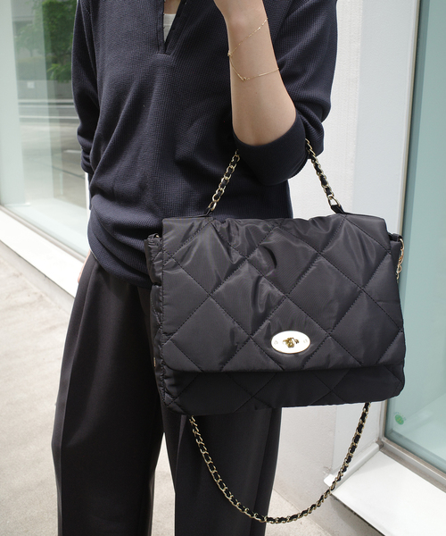 OUTDOOR/アウトドア SLOBE別注 キルティンクショルダーバッグ