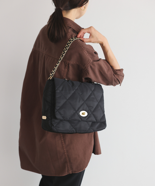 OUTDOOR/アウトドア SLOBE別注 キルティンクショルダーバッグ OUTDOOR/アウトドア SLOBE別注 キルティンクショルダーバッグ