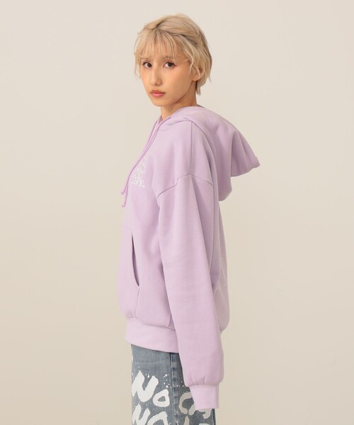 mmts（マミタス）の「NCNL刺繍 パーカー（パーカー・レディース・ラベンダー/ブラック・MEDIUM/LARGE）」の9枚目の写真