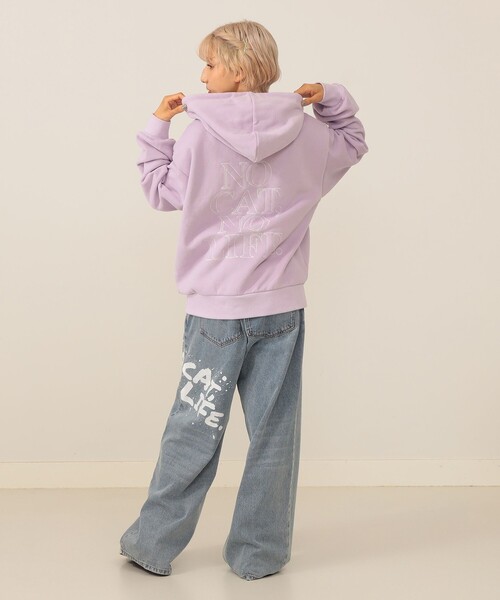 mmts（マミタス）の「NCNL刺繍 パーカー（パーカー・レディース・ラベンダー/ブラック・MEDIUM/LARGE）」の3枚目の写真