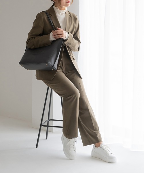 JELLY BEANS（ジェリービーンズ）の「レースアップふわさらスニーカー(204-55106)JELLY BEANS(ジェリービーンズ)（スニーカー・レディース・ホワイト/ブラック・S/M/L/LL）」の20枚目の写真