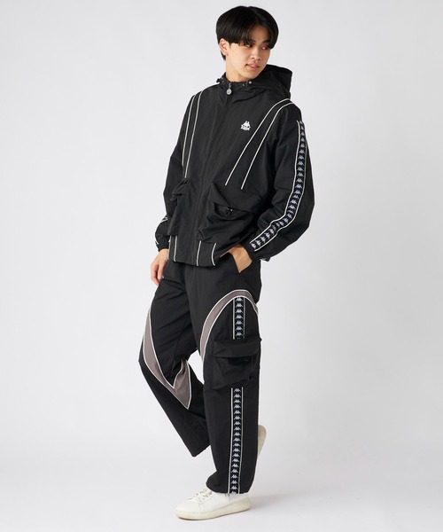 Kappa(カッパ)の「kappa/カッパ ナイロンジャケット(ナイロンジャケット・メンズ・グレー/ブラック・L/M)」の21枚目の写真