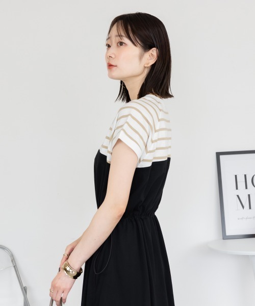 RCD(アールシーディー)の「ビスチェコンビワンピース(ワンピース・レディース・ホワイト系その他6/ホワイト×ブラック/ホワイト系その他7/ブラック系その他3/ホワイト×ライトグレー・LL~3L/4L~5L/M-L)」の17枚目の写真