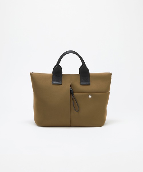 Breath TOPKAPI（ブレストプカピ）の「【Breath TOPKAPI】SORT ソート ネオプレン 2way A4 トートバッグ（トートバッグ・レディース・ダークブラウン/カーキブラウン/ブラック・FREE）」の9枚目の写真