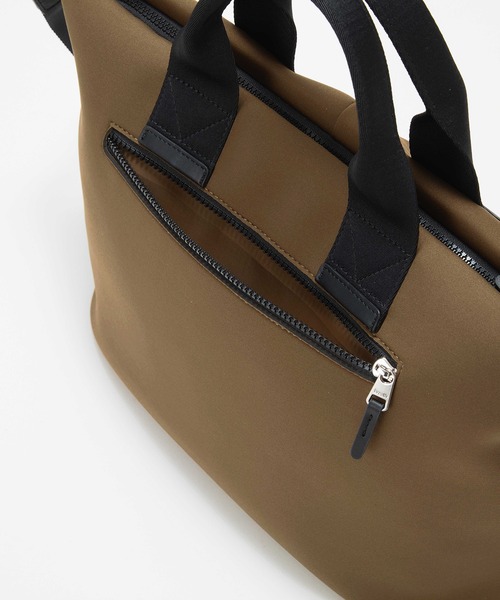 Breath TOPKAPI（ブレストプカピ）の「【Breath TOPKAPI】SORT ソート ネオプレン 2way A4 トートバッグ（トートバッグ・レディース・ダークブラウン/カーキブラウン/ブラック・FREE）」の14枚目の写真