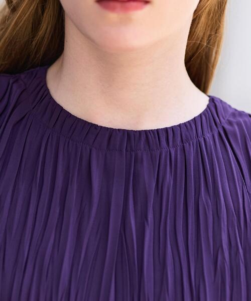 DRESSTERIOR(ドレステリア)の「【洗える/オンオフ】プリーツノースリーブワンピース(ワンピース・レディース・ブラック/ダークパープル・38/36/34)」の17枚目の写真