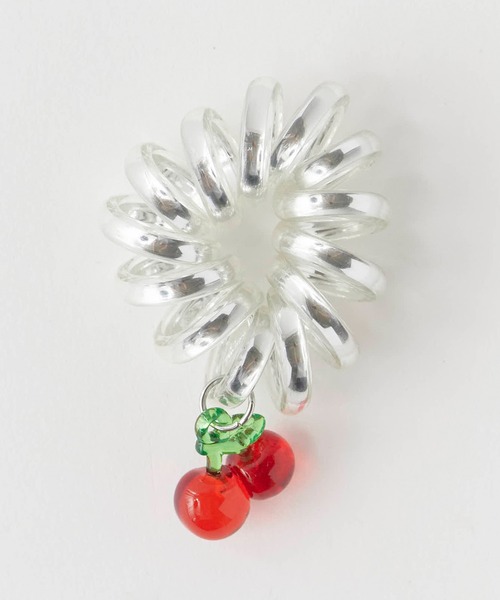 ROOPTOKYO（ループトウキョウ）の「ポップデザイン ヘアゴム（ヘアゴム・レディース・シルバー系2/シルバー系4/ダークブラウン/シルバー系1/シルバー系3/ブラック・FREE）」の6枚目の写真