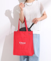 キャンバストート」に該当するバッグ（レッド/赤色系