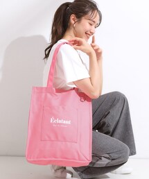 トートバッグ（ピンク/桃色系・A4サイズ収納可）ファッション