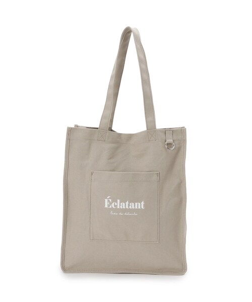 SHOO・LA・RUE（シューラルー）の「【ラッキーカラー/推し活にも】うちわも入るキャンバストートバッグ（トートバッグ・レディース・ブルー系その他/ピンク系その他/イエロー系その他7/レッド系1/ブラック/アイボリー/サックスブルー系7/パープル系その他/グリーン/グレー・00）」の17枚目の写真