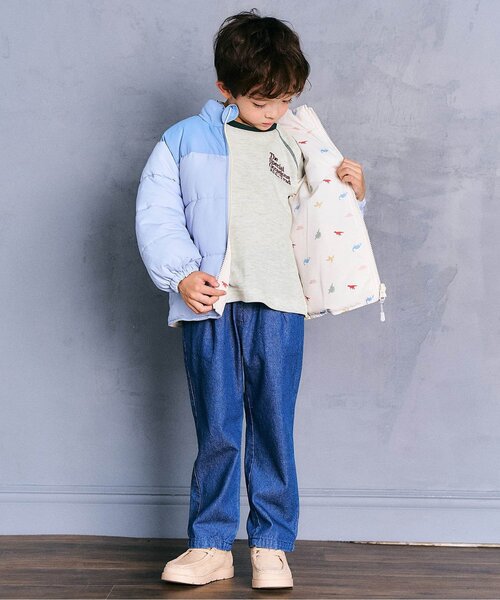 apres les cours(アプレレクール)の「ワンポイントロゴワッフルTシャツ(Tシャツ/カットソー・キッズ・その他2/ラベンダー/アイボリー/グレー・80/90/100/130/110/120)」の10枚目の写真