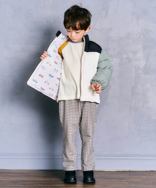 apres les cours(アプレレクール)の「ワンポイントロゴワッフルTシャツ(Tシャツ/カットソー・キッズ・その他2/ラベンダー/アイボリー/グレー・80/90/100/130/110/120)」の13枚目の写真