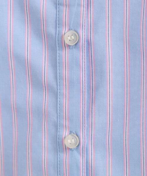 ITS'DEMO（イッツデモ）の「【手洗い可】スタンドフリルストライプブラウス（シャツ/ブラウス・レディース・サックスブルー系2/ピンク系3/ブルー系2/ホワイト系5・00）」の20枚目の写真