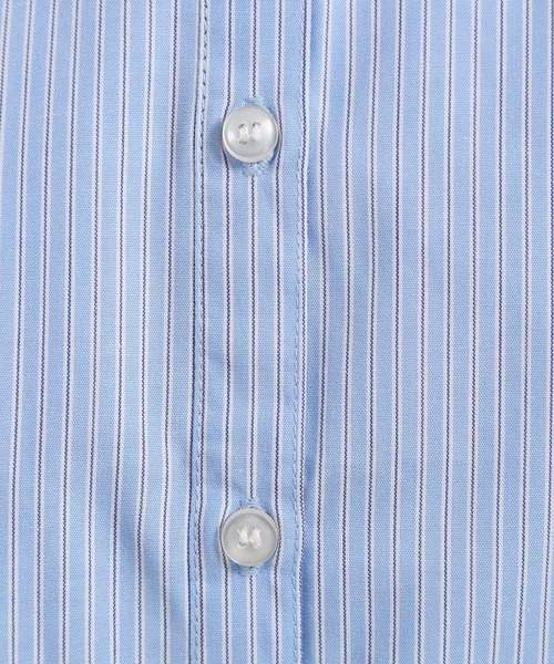 ITS'DEMO（イッツデモ）の「【手洗い可】スタンドフリルストライプブラウス（シャツ/ブラウス・レディース・サックスブルー系2/ピンク系3/ブルー系2/ホワイト系5・00）」の12枚目の写真