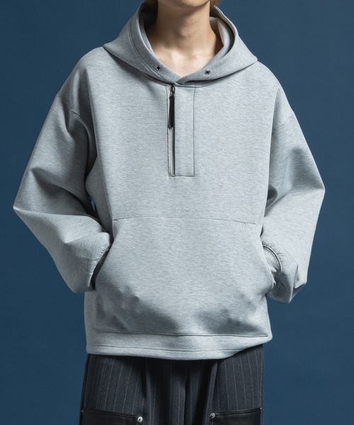 CASPER JOHN（キャスパージョン）の「Skipper zip parka / スキッパージップパーカー（パーカー・メンズ・グレー/ブラック/マスタード・LARGE/MEDIUM/SMALL/X-SMALL）」の9枚目の写真