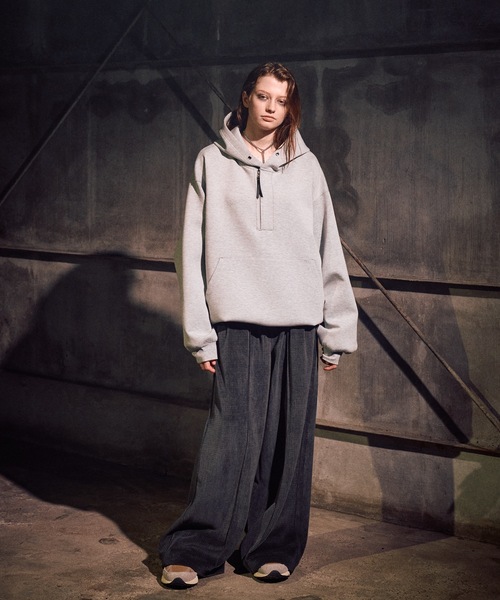 CASPER JOHN（キャスパージョン）の「Skipper zip parka / スキッパージップパーカー（パーカー・メンズ・グレー/ブラック/マスタード・LARGE/MEDIUM/SMALL/X-SMALL）」の6枚目の写真