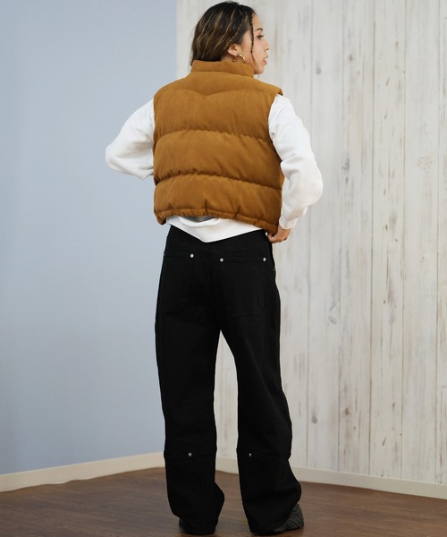 RVCA(ルーカ)の「RVCA/ルーカ DEVON SUEDET PUFFER VEST ベスト BF044-755(ベスト・レディース・ブラウン/ブラック・M/S)」の12枚目の写真