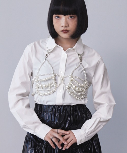 セール】エリビジューシャツ（シャツ/ブラウス）｜ELUNIS（エルニス