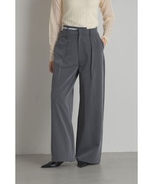 &. NOSTALGIA（アンドドットノスタルジア）の「ダブルベルトタックワイドパンツ（スラックス）」