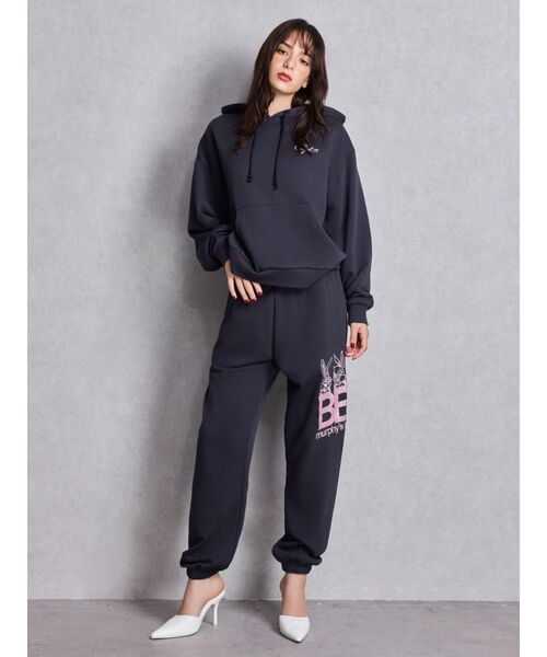 GYDA 背面バニー　黒スウェット GENUINE BUNNYスウェットパーカー[品番：MKSW0066089]｜GYDA