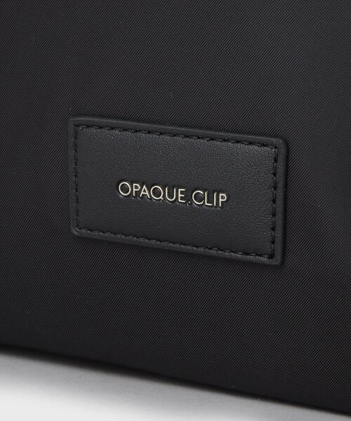 OPAQUE.CLIP(オペークドットクリップ)の「【マルチポケット/PC収納可能】ナイロンスクエアリュックサック(バックパック/リュック・レディース・ブラック・00)」の18枚目の写真