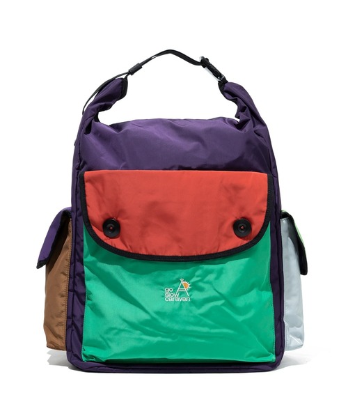 ポリエステル タフタ 2WAYロールトップデイバッグ（バックパック