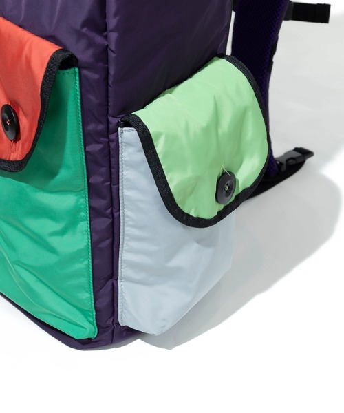 ゴースローキャラバン♡ポリエステル タフタ 2WAYロールトップデイバッグ go slow caravan｜ポリエステルタフタ2WAYロールトップデイバッグ