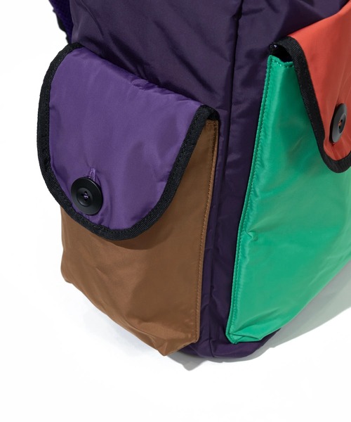 ゴースローキャラバン♡ポリエステル タフタ 2WAYロールトップデイバッグ go slow caravan｜ポリエステルタフタ2WAYロールトップデイバッグ