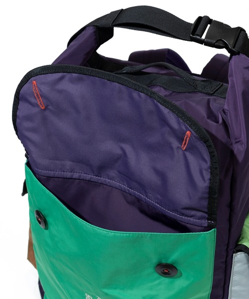 ポリエステル タフタ 2WAYロールトップデイバッグ（バックパック