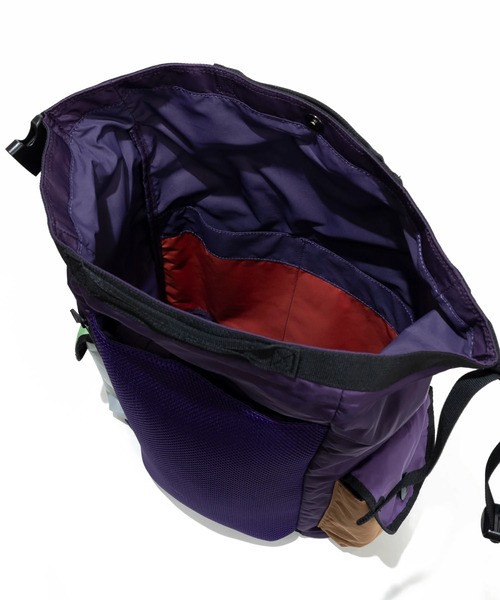 ポリエステル タフタ 2WAYロールトップデイバッグ（バックパック