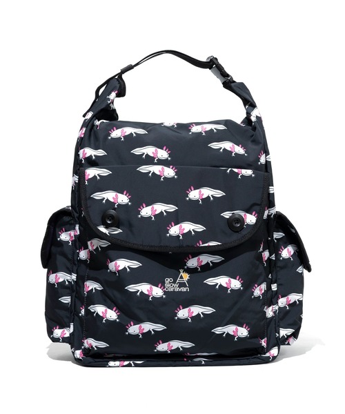 ポリエステル タフタ 2WAYロールトップデイバッグ（バックパック