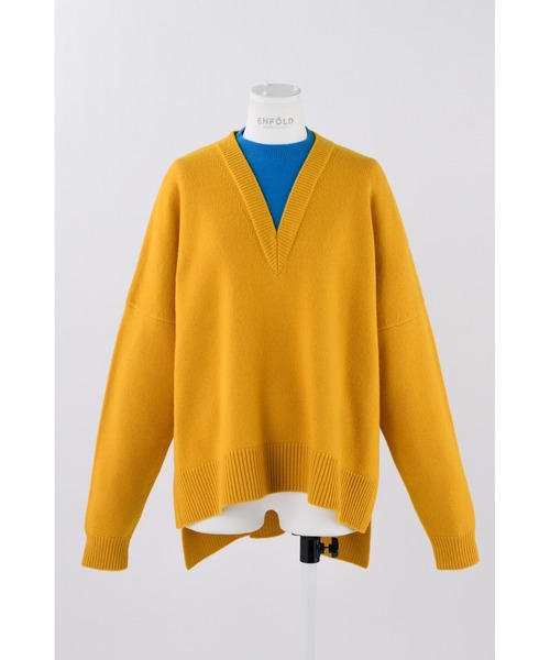 ENFOLD（エンフォルド）の「シルクコットン 5分袖TOP（ニット/セーター