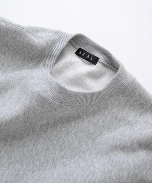 EKAL(エカル)の「QUICK DRY クルースウェット(スウェット・メンズ・ブラック/グレー・LARGE/MEDIUM)」の3枚目の写真