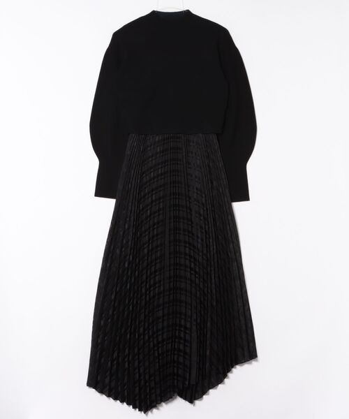 ALLSAINTS(オールセインツ)の「SINEAD 2-IN-1 PLEATED DRESS | SINEAD 2-IN-1 プリーツ ドレス・ワンピース(ワンピース・レディース・ブラック・S/M/L/XS)」の9枚目の写真