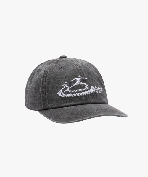 OBEY(オベイ)の「OBEY CORP 6 P VELCRO BACK / オベイ(キャップ・メンズ・ブラック/ベージュ・O/S)」の3枚目の写真