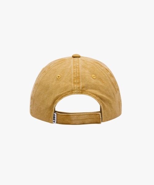 OBEY(オベイ)の「OBEY CORP 6 P VELCRO BACK / オベイ(キャップ・メンズ・ブラック/ベージュ・O/S)」の6枚目の写真