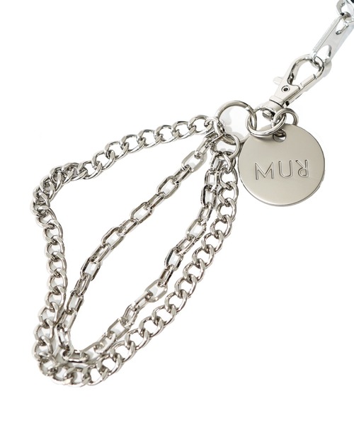 MURUA(ムルーア)の「【MURUA/ムルーア】 FRAME METAL SERIES ウォレットショルダー(財布・レディース・アイボリー/ブラック/ブラウン・FREE)」の13枚目の写真