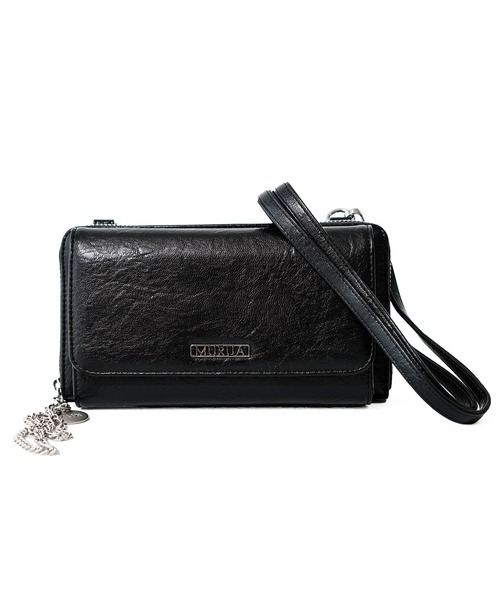 MURUA(ムルーア)の「【MURUA/ムルーア】 FRAME METAL SERIES ウォレットショルダー(財布・レディース・アイボリー/ブラック/ブラウン・FREE)」の16枚目の写真