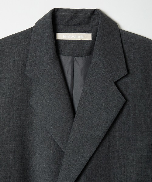 leinwande（ラインヴァンド）の「【leinwande】Over Relaxed Double Jacket（テーラードジャケット・レディース・グリーン/グレー・ONE SIZE）」の7枚目の写真